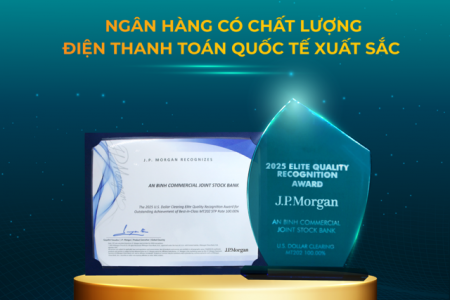 ABBANK tiếp tục được vinh danh “Chất lượng điện Thanh toán quốc tế xuất sắc năm 2025”