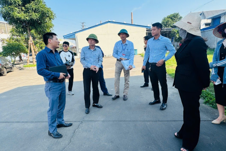 Xã An Lão kiểm tra hoạt động sản xuất, kinh doanh tại Công ty Cổ phần Thuận An Hải Phòng