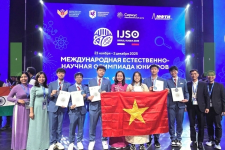 Học sinh Hà Nội giành 6 Huy chương Olympic Khoa học trẻ quốc tế năm 2025