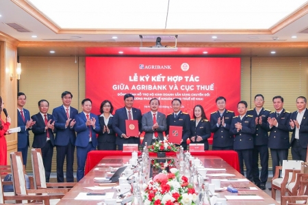 Agribank và Cục Thuế ký kết hợp tác hỗ trợ hộ kinh doanh chuyển đổi sang thuế kê khai