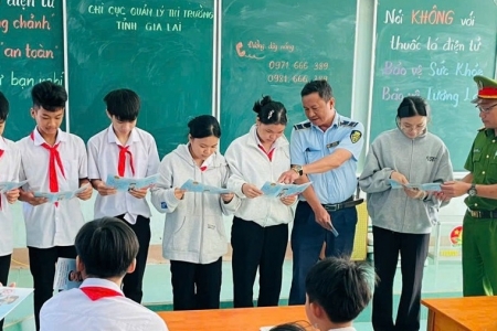 Quản lý thị trường Gia Lai tăng cường tuyên truyền phòng chống thuốc lá điện tử