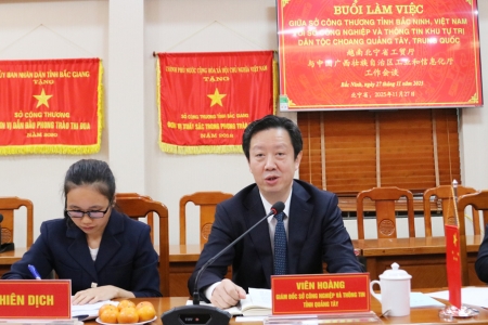 Tăng cường hợp tác công nghiệp - thương mại giữa Bắc Ninh và Quảng Tây (Trung Quốc)