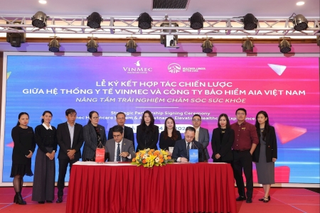 AIA Viet Nam và Vinmec hợp tác chiến lược mở rộng hệ sinh thái chăm sóc sức khỏe cao cấp