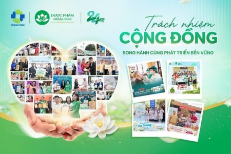 Dược phẩm Hoa Linh: Trách nhiệm cộng đồng song hành cùng phát triển bền vững
