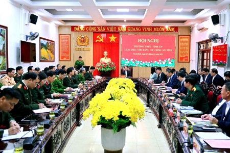 Công an Ninh Bình khẳng định vai trò nòng cốt trong bảo đảm an ninh, trật tự