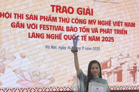 Huế: 11 cá nhân được trao tặng danh hiệu Nghệ nhân thủ công mỹ nghệ năm 2025