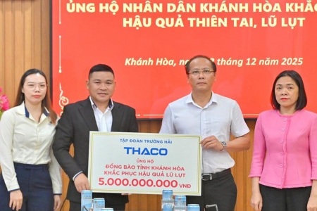 THACO chung tay hỗ trợ cộng đồng khắc phục thiệt hại bão lũ