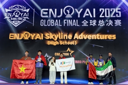 Học sinh Việt Nam tỏa sáng tại Enjoy AI 2025 với loạt huy chương quốc tế