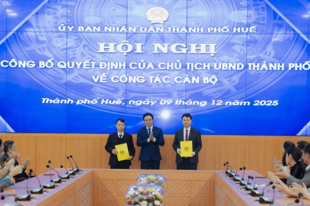 Ông Hoàng Việt Cường được bổ nhiệm làm Chánh Văn phòng UBND thành phố Huế