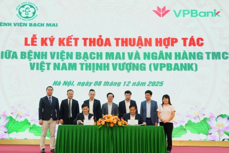 VPBank chung tay vì cộng đồng với khoản tài trợ 40 tỷ đồng cho Bệnh viện Bạch Mai