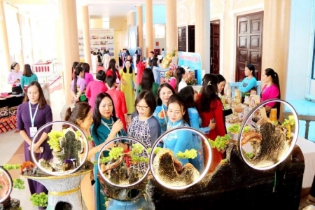 Trưng bày, kết nối tiêu thụ sản phẩm tiêu biểu tại Đại hội đại biểu phụ nữ tỉnh Thanh Hóa