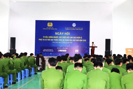 Tư vấn, giới thiệu việc làm cho chiến sĩ phục vụ có thời hạn trong Công an Thanh Hóa