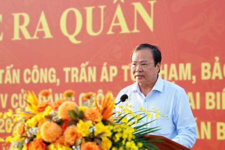 Tây Ninh ra quân thực hiện cao điểm trấn áp tội phạm, bảo đảm an ninh trật tự