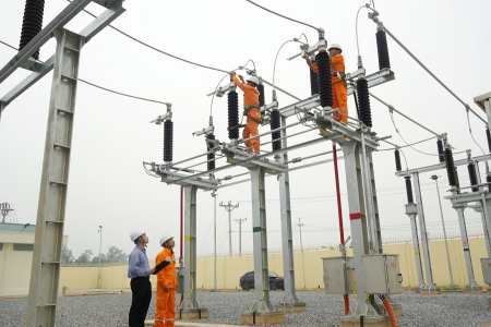 Hoàn thành đóng điện công trình Đường dây và TBA 110kV Hậu Lộc 2