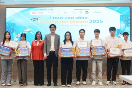 45 sinh viên nhận học bổng dài hạn “Chia sẻ giấc mơ” do LSP khởi xướng