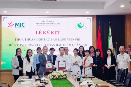 Bảo hiểm Quân đội hợp tác Bệnh viện Phụ sản Hà Nội triển khai bảo lãnh viện phí cho khách hàng bảo hiểm thai sản