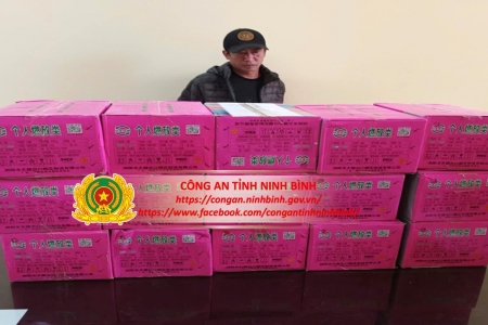 Công an Ninh Bình bắt giữ đối tượng tàng trữ 38kg pháo nổ Trung Quốc