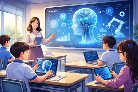 Bộ GD&ĐT ban hành khung nội dung thí điểm giáo dục trí tuệ nhân tạo cho học sinh