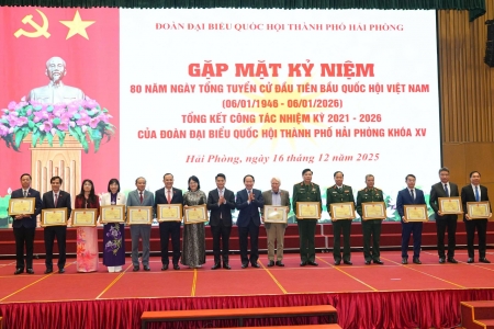 Hải Phòng: Gặp mặt kỷ niệm 80 năm Ngày Tổng tuyển cử đầu tiên bầu Quốc hội Việt Nam