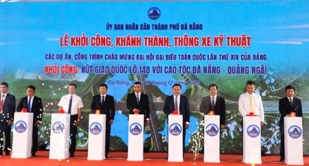 Đà Nẵng: Khởi công nút giao 537 tỷ đồng nối QL14B và cao tốc Đà Nẵng - Quảng Ngãi