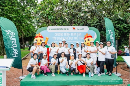Herbalife Việt Nam cùng Ủy ban Olympic Việt Nam tổ chức Chương trình Toàn dân tập luyện thể dục thể thao