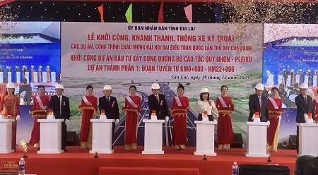  Gia Lai khởi công, khánh thành 10 công trình, dự án trọng điểm