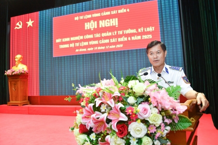 Vùng Cảnh sát biển 4: Vững chính trị, nghiêm kỷ luật, hoàn thành xuất sắc nhiệm vụ được giao