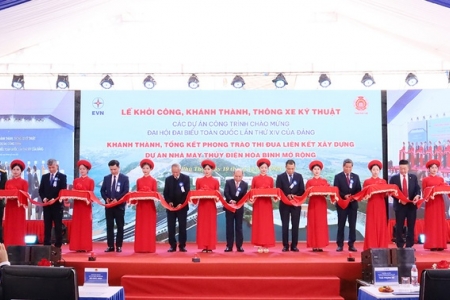 EVN khánh thành Nhà máy Thủy điện Hòa Bình mở rộng