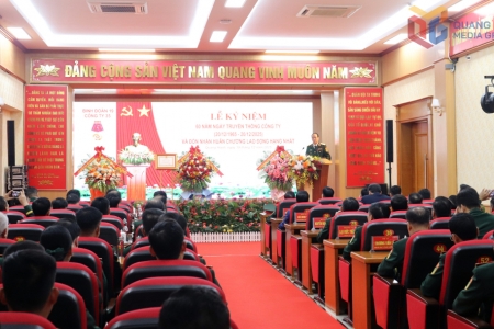 Công ty 35 (Binh đoàn 19) đón nhận Huân chương Lao động hạng Nhất