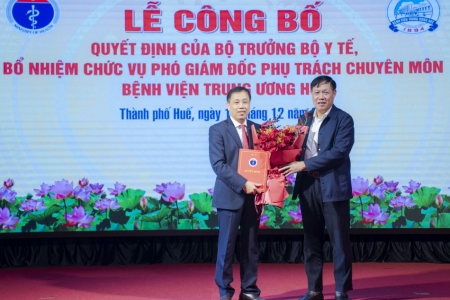Bệnh viện Trung ương Huế bổ nhiệm thêm Phó Giám đốc