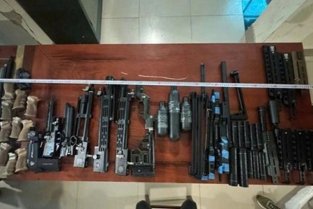 Phát hiện vụ vận chuyển 149 linh kiện nghi lắp ráp súng từ Quảng Trị ra Hà Nội