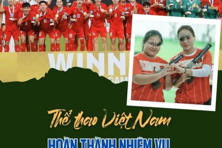 Việt Nam giành 87 Huy chương Vàng, xếp thứ ba tại SEA Games 33