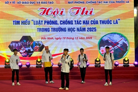 Học sinh Bắc Ninh đẩy mạnh tuyên truyền phòng, chống tác hại của thuốc lá
