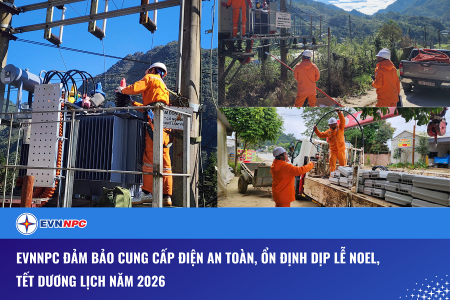 EVNNPC đảm bảo cung cấp điện an toàn, ổn định dịp Lễ Noel, Tết Dương lịch