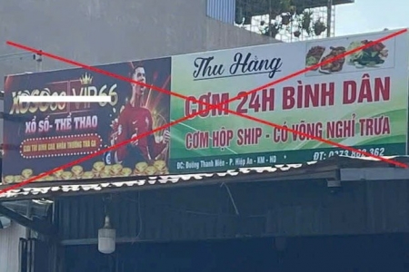 Không tiếp tay cho việc quảng cáo trang web cá độ, cờ bạc trực tuyến