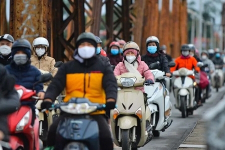 Bắc Bộ trời rét về đêm và sáng