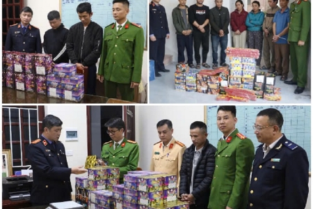 Nghệ An: Triệt phá đường dây mua bán, tàng trữ trái phép pháo nổ liên tỉnh, bắt giữ 14 đối tượng