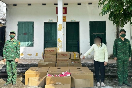 Bộ đội Biên phòng tỉnh Quảng Ninh phát hiện 330 đôi giày không rõ nguồn gốc