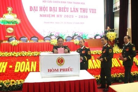 Đại hội đại biểu Hội Cựu chiến binh tỉnh Thanh Hóa lần thứ VIII hoàn thành phiên thứ nhất