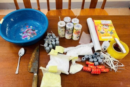 Quảng Trị: Ngăn chặn tình trạng thanh thiếu niên chế tạo pháo nổ trái phép