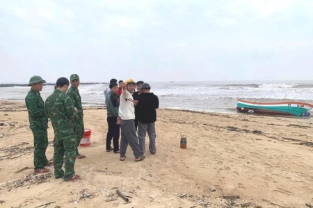 Tìm thấy thi thể ngư dân Quảng Trị mất tích trên biển