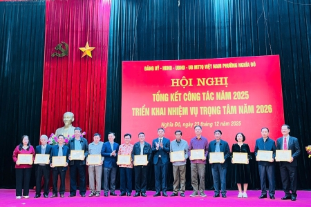 Hà Nội: Phường Nghĩa Đô tập trung giải quyết các "điểm nghẽn" trong năm 2026