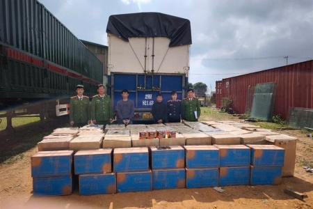 Quảng Trị: Liên tiếp triệt phá 3 đường dây vận chuyển thuốc lá ngoại nhập lậu quy mô lớn trên Quốc lộ 9