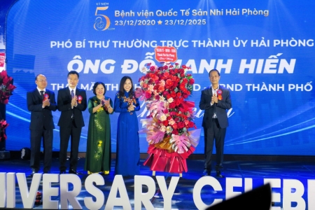 Bệnh viện Quốc tế Sản - Nhi Hải Phòng khẳng định vị thế vững mạnh sau 5 năm thành lập