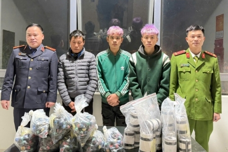 Nghệ An: Phát hiện, bắt giữ nhóm đối tượng sản xuất, mua bán pháo nổ trái phép