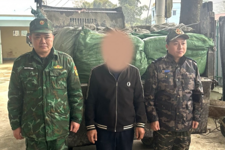 Cao Bằng: Phát hiện, bắt giữ vụ vận chuyển trái phép gần 1 tấn lá cây thuốc lá