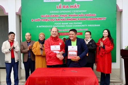 Ra mắt Ngân hàng Thực phẩm tại thành phố Hải Phòng - giảm lãng phí thực phẩm, bảo đảm an toàn