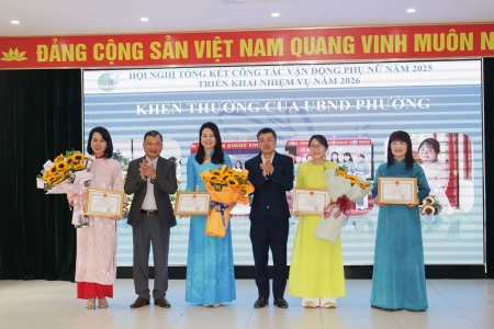 Hội LHPN phường An Biên biểu dương, khen thưởng các tập thể, cá nhân hoàn thành xuất sắc nhiệm vụ năm 2025