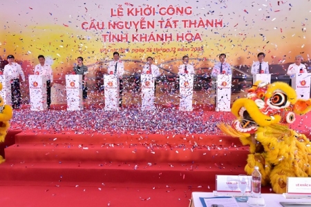 Khánh Hòa: Vinhomes khởi công cầu Nguyễn Tất Thành mở trục kết nối chiến lược cho Đô thị Cam Lâm