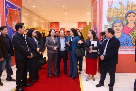 Phó Chủ tịch nước kiểm tra công tác chuẩn bị Đại hội Thi đua yêu nước toàn quốc lần thứ XI